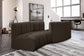 Arc - Boucle Fabric 4 Piece Sofa