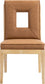 Gwendolyn - Faux Leather Dining Side Chair With Natural Frame (Set of 2)