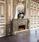 Danae - Fireplace - Antique Silver