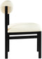 Roundhill - Faux Leather Dining Chair (Set of 2) - Black Frame