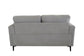 Kyrene - Loveseat - Light Gray Linen