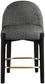 Torino - Counter Stool With Brushed Black Base