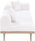 Laguna - 3 Piece Upholstered Outdoor Patio Modular Sofa With Backless Seat And 1 Arm