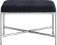 Valley - Bench With Silver Frame