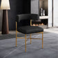 Rivage - Durable Dining Chair With Gold Frame (Set of 2)