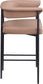 Malin - Faux Leather Counter Stool (Set of 2) - Tan