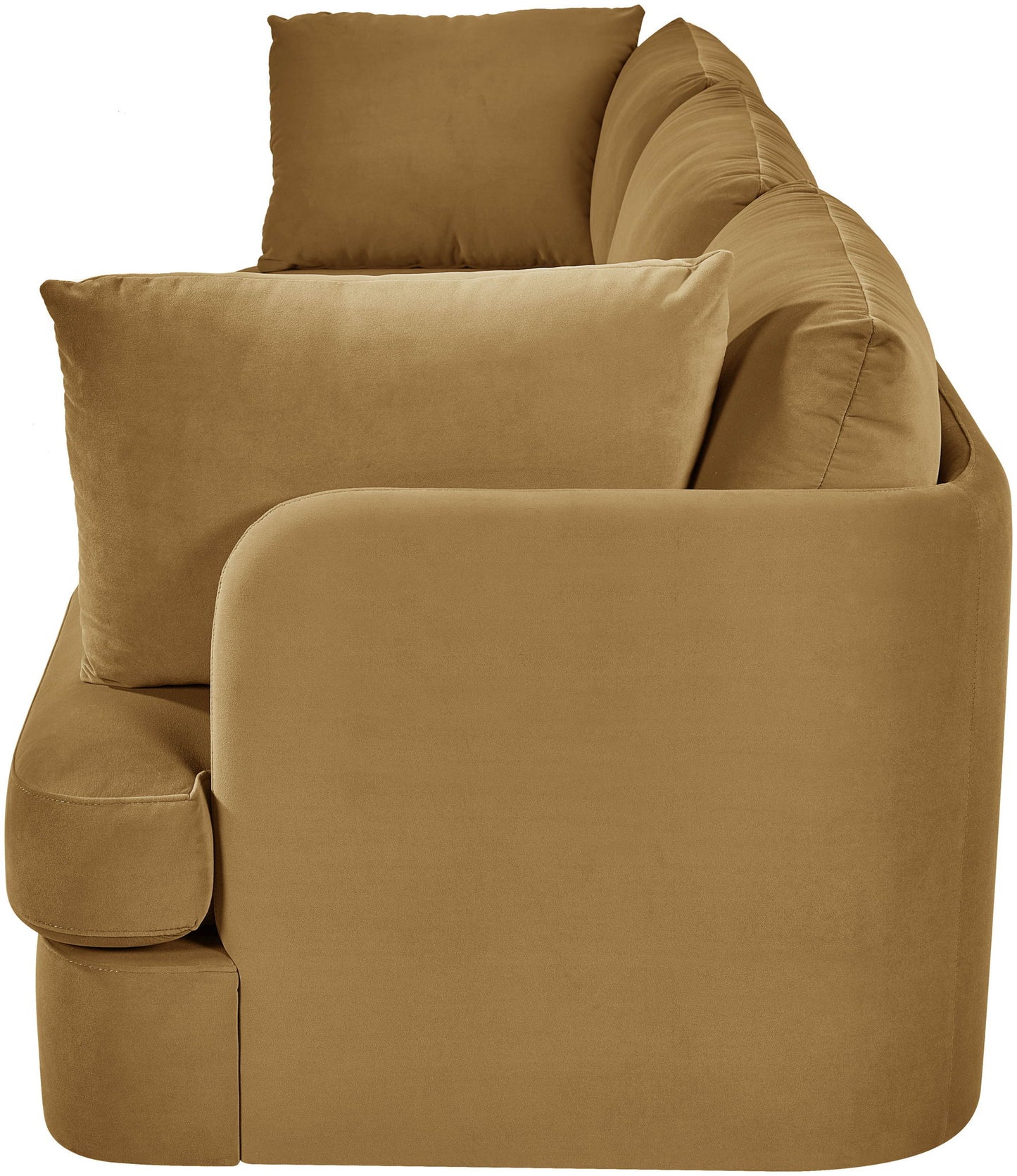 Hammond - Velvet Performance Fabric Upholstered 3 Piece Sofa