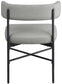 Rivage - Durable Dining Chair With Black Frame (Set of 2)