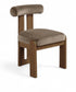 Arienzo - Performance Fabric Upholstered Dining Chair (Set of 2) - Walnut Base