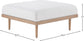 Laguna - Resilient Water Resistant Fabric Upholstered Outdoor Patio Modular Ottoman