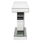 Nysa - 47"L Console Table - Mirrored & Faux Crystals