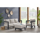 Playa - Sofa With 2 Pillows - Dark Gray / Beige