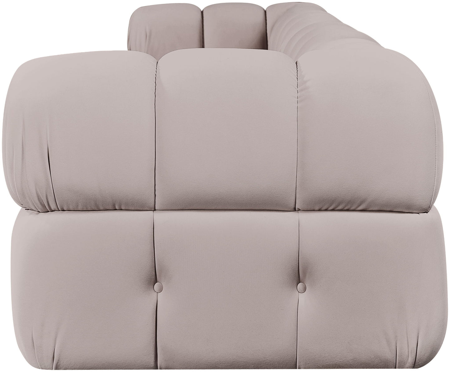 Orin - Fabric Velvet 4 Piece Modular Sofa