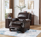 U212 - Faux Leather Recliner Chair - Brown