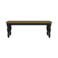 Heritage - Rectangular Dining Table With 18" Leaf - Oak Brown And Black