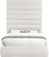 Adam - Linen Fabric Bed With 89" Headboard
