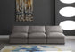 Plush - Modular Armless 3 Seat Sofa