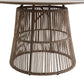 Alesso - Round Dining Table - Brown / Sand