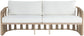 San Pietro - Resilient Waterproof Fabric 90.5" Upholstered Outdoor Patio Sofa