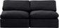 Indulge - Velvet 2 Seat Modular Armless Sofa