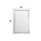 Nysa - 47" Accent Mirror - Mirrored & Faux Crystals