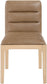 Ellis - Vegan Leather Upholstered Dining Chair (Set of 2) - Tan / Natural