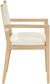 Avon - Vegan Leather Dining Arm Chair