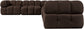 Orin - L-Shaped Velvet 6 Piece Modular Sectional