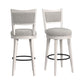 Rogen Rustic - Swivel Bar Stool (Set of 2) - Rustic White