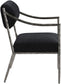 Bastille - Upholstered Dining Arm Chair (Set of 2) - Silver Frame