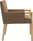 Aimee - Dining Arm Chair - Light Brown Legs