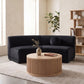 Avra - Velvet Performance Fabric Upholstered Armless Sofa
