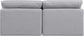 Indulge - Linen 2 Seat Modular Armless Sofa