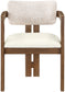 Ravina - Upholstered Dining Chair With Stained Brown Base (Set of 2)