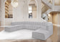 Arc - Boucle Fabric Modular Sectional