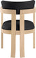 Lavrin - Vegan Leather Dining Arm Chair (Set of 2) - Natural Base