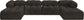 Ames - 6 Piece Fabric Modular U-Shaped Sectional