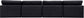 Comfy - Velvet Modular Armless Sofa 4 Seats