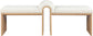 Delphine - Bench - Natural Base