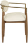 Riccio - Dining Arm Chair (Set of 2) - Walnut Frame