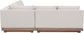 Solace - Olefin Performance Fabric 3 Piece Outdoor Patio Modular Sectional (Sofa, Loveseat & Corner Chair)