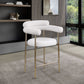 Blake - Counter Stool With Bronze Legs (Set of 2)