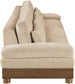 Turin - Chenille Fabric Upholstered Modular Sectional - Beige