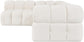 Orin - Fabric Velvet 4 Piece Modular Sectional
