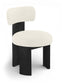 Atelier - Vegan Leather Upholstered Dining Chair (Set of 2) - Black Frame