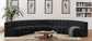 Arc - Velvet 8 Piece U-Shaped Modular Sofa