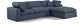 Comfy - 4 Piece Linen Fabric Modular Sectional With Chaise