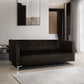 2-Pc Velvet Sofa & Loveseat