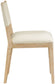 Avon - Linen Textured Performance Fabric Upholstered Dining Side Chair (Set of 2)