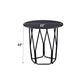 Sytira - End Table - Espresso & Black